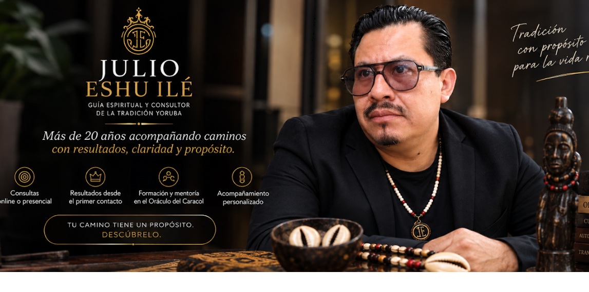 Imagen promocional de Julio Eshu Ilé y sus consultas espirituales